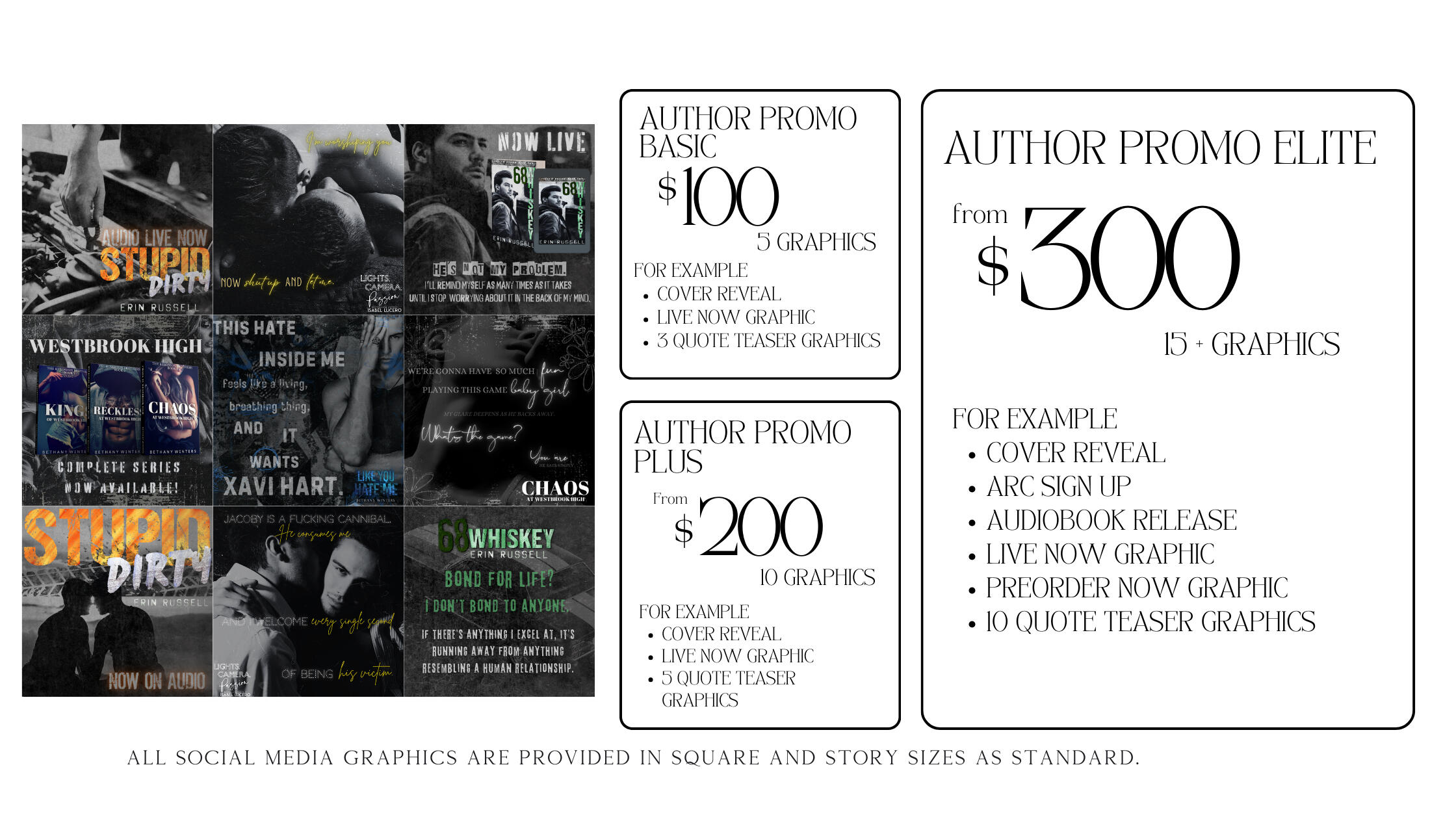Dysfunktion Aesthetics Price List Author graphics